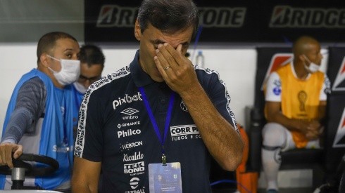 Agif/Fernanda Luz - Fabián Bustos terá ausência no Santos contra o Flamengo.