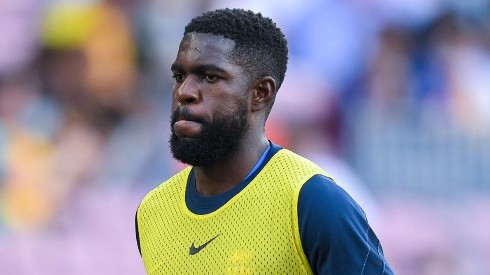 Umtiti con Barcelona.