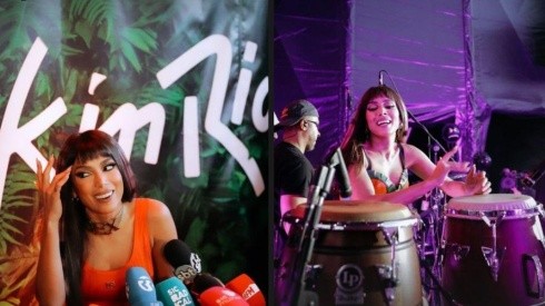 Anitta desabafa após apresentação no Rock in Rio Lisboa. Imagens/reprodução: Stories Instragram oficia da cantora.
