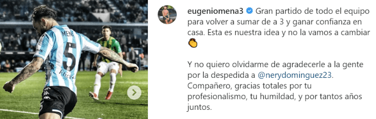 Eugenio Mena Nery Domínguez Instagram