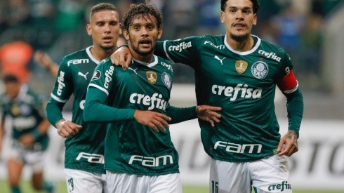 Ricardo Moreira/Getty Images - Equipe do Palmeiras na Libertadores
