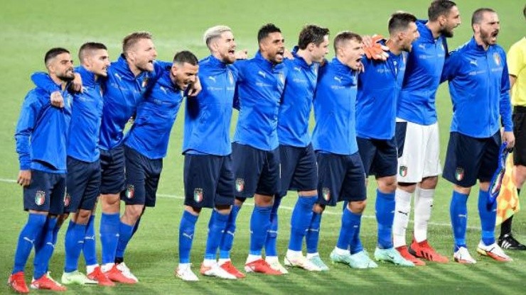 Selección de Italia en la eliminatoria hacia Qatar 2022.