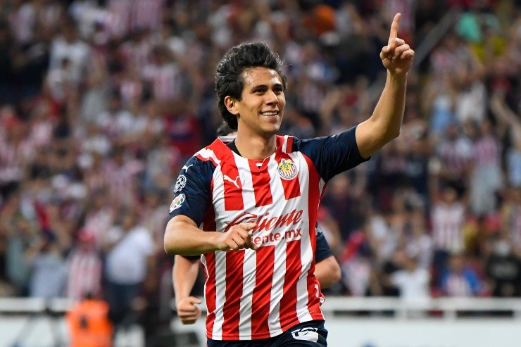 Zapopan, Jalisco, 8 de mayo de 2022. , durante el partido de repechaje del Torneo Grita Mexico Clausura 2022 de la Liga BBVA MX, entre las Chivas Rayadas del Guadalajara y los Pumas de la UNAM, celebrado en el estadio Akron. Foto: Imago7/ Lorena Barba
