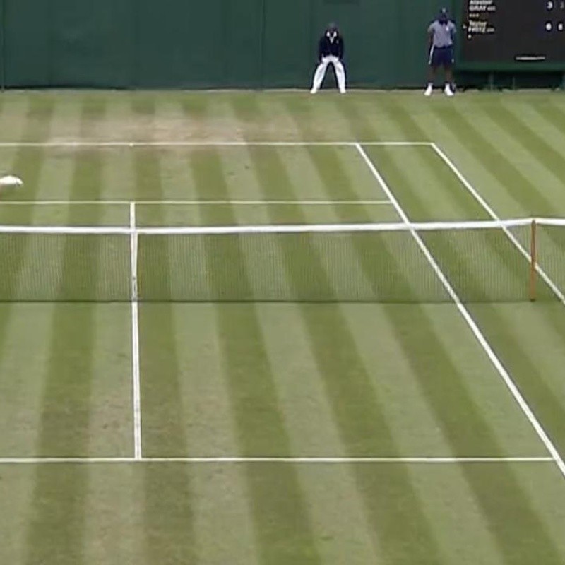 VIDEO | Wimbledon: festejó antes de tiempo y terminó perdiendo el set