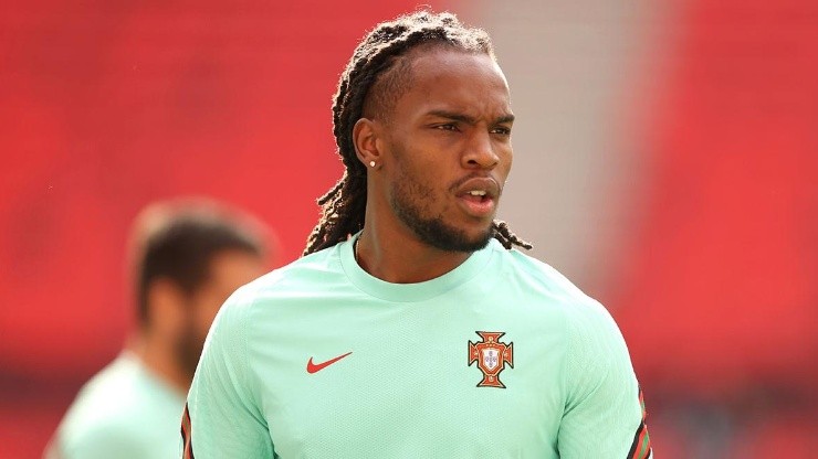 Renato Sanches con la selección de Portugal.