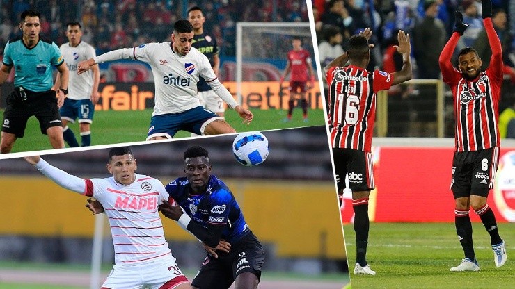 Nacional, Sao Paulo e Independiente del Valle, triunfaron.