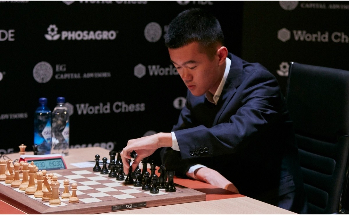 Ding Liren of China competes against Richard Rapport of Hungary News  Photo - Getty Images