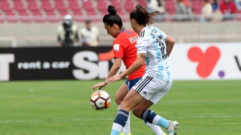 Partido de la Copa América Femenina 2018 entre Chile y Argentina