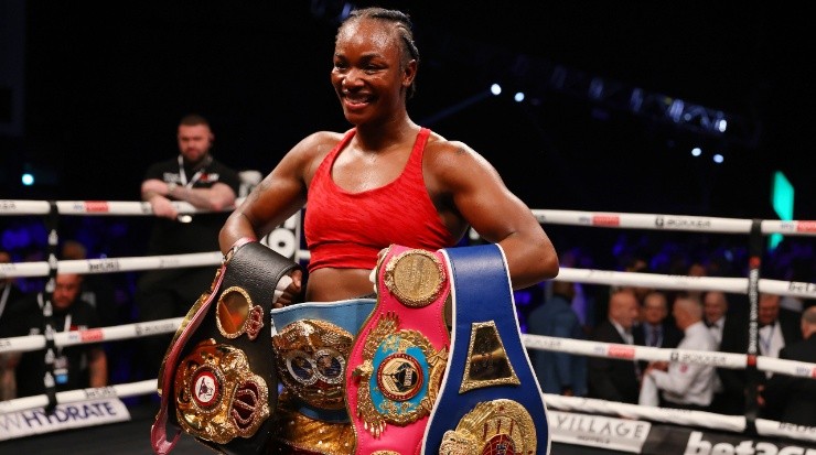 Claressa Shields, World Female Middleweight Champion. (Huw Fairclough/Getty Images)