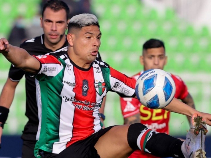Maximiliano Salas fue una de las figuras de Palestino | Foto: Palestino 