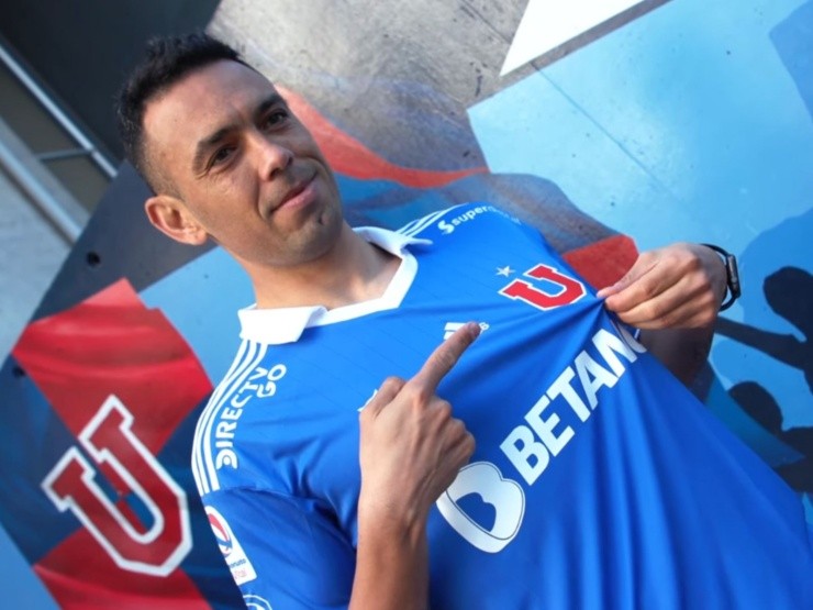 Nery Domínguez con la camiseta de la U | Foto: U. de Chile Nery Domínguez con la camiseta de la U | Foto: U. de Chile