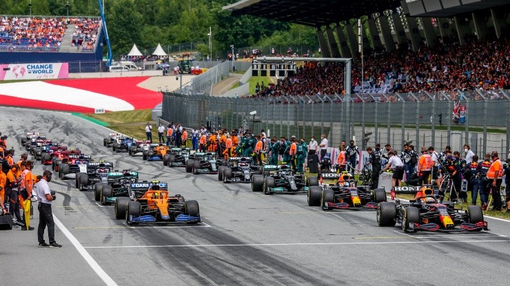 Grilla de salida del GP de Austria de la Fórmula 1 en la temporada 2021