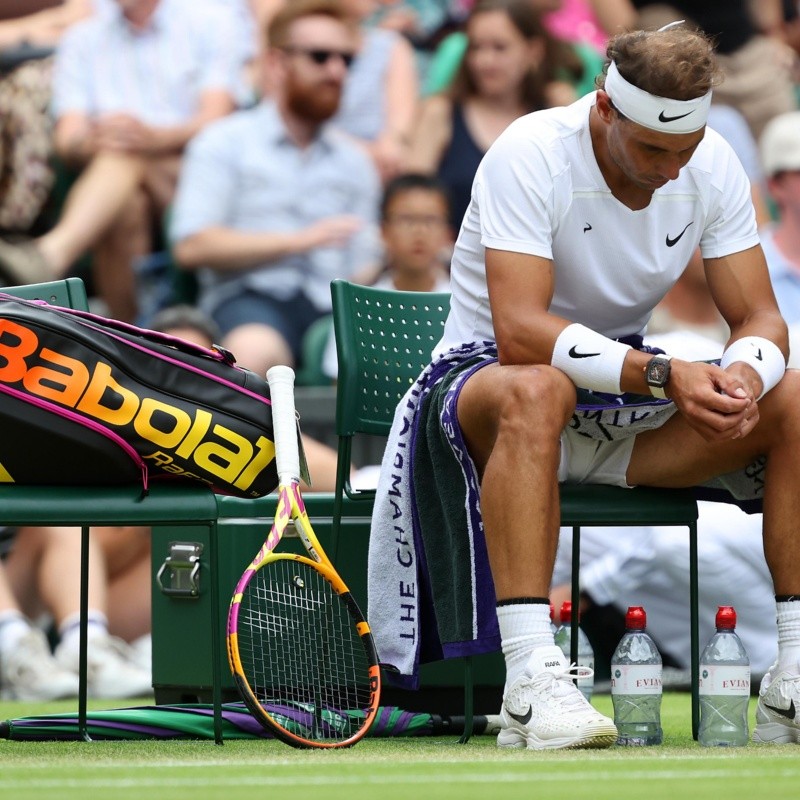 ¿Cuál es la lesión por la que Nadal se bajó de Wimbledon 2022?