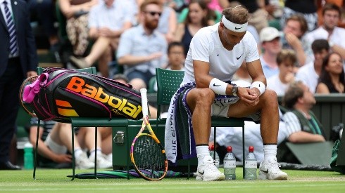 Rafael Nadal se lesionó en los cuartos de final de Wimbledon 2022