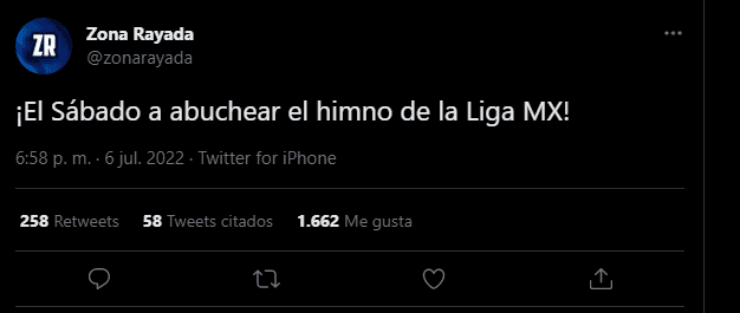 La bronca de los aficionados en Twitter. Créditos: @ZonaRayada