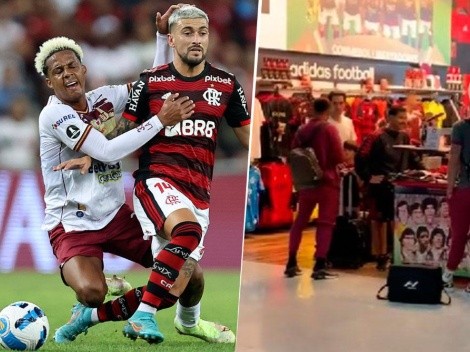 Jugadores de Tolima fueron sorprendidos en la tienda de Flamengo tras goleada
