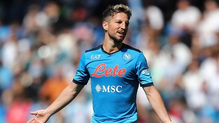 Dries Mertens con Napoli.