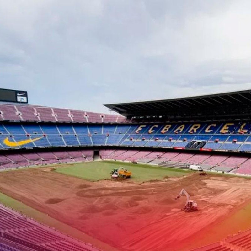 Barcelona estrenará césped para el partido del Trofeo Joan Gamper