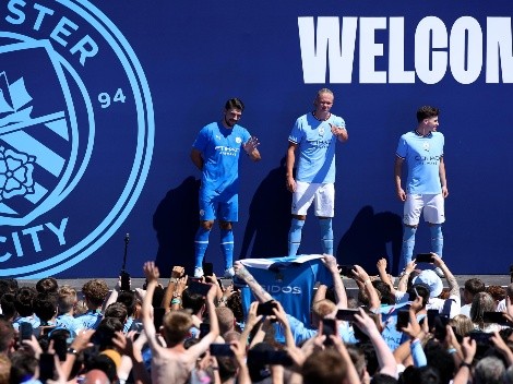 Refuerzos de lujo: Manchester City presentó a Haaland, Álvarez y Ortega