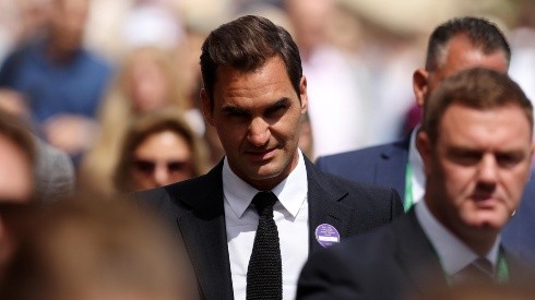 Roger Federer en Wimbledon 2022