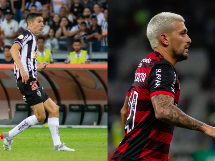 Arrascaeta decide no fim e Flamengo vira para cima do Atlético-MG