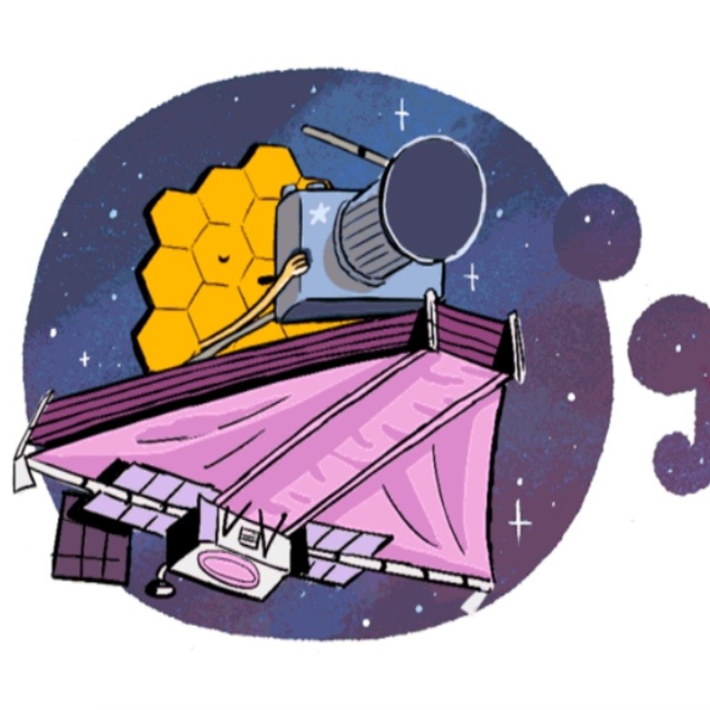 Qué es el Telescopio espacial James Webb y por qué Google la homenajea hoy en su doodle