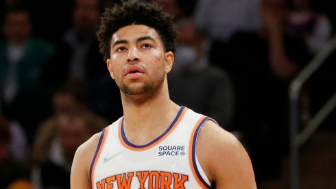 Quentin Grimes of the New York Knicks