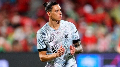 Núñez en acción con Liverpool.