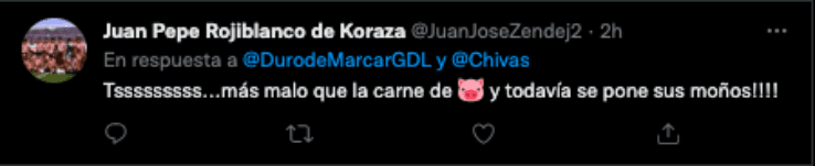 Críticas de fans de Chivas a Ángel Zaldívar 13/07/2022 | Twitter