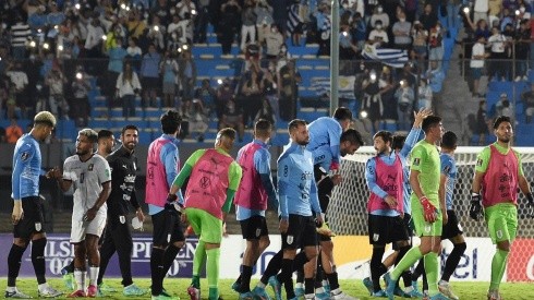 Uruguay en partido de Eliminatorias.