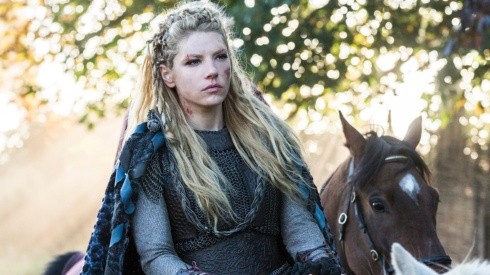 Katheryn Winnick como Lagertha en Vikings.