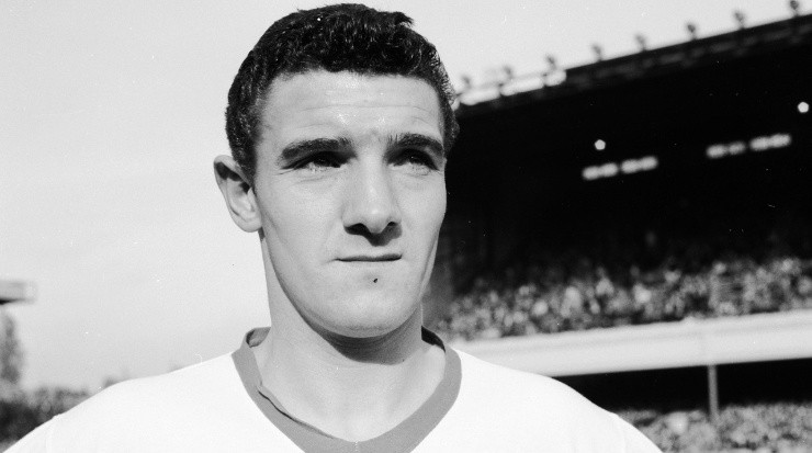 Bill Foulkes, England. (Terry Disney/Central Press/Getty Images)