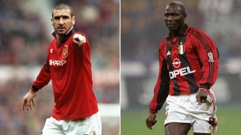 Eric Cantona and George Weah, two great soccer stars that never played in the World Cup