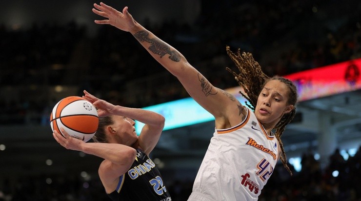 Brittney Griner en acción (Getty)
