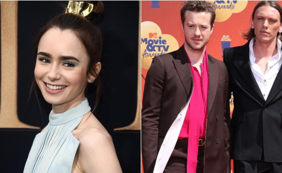 lily collins and jamie campbell bower 2022