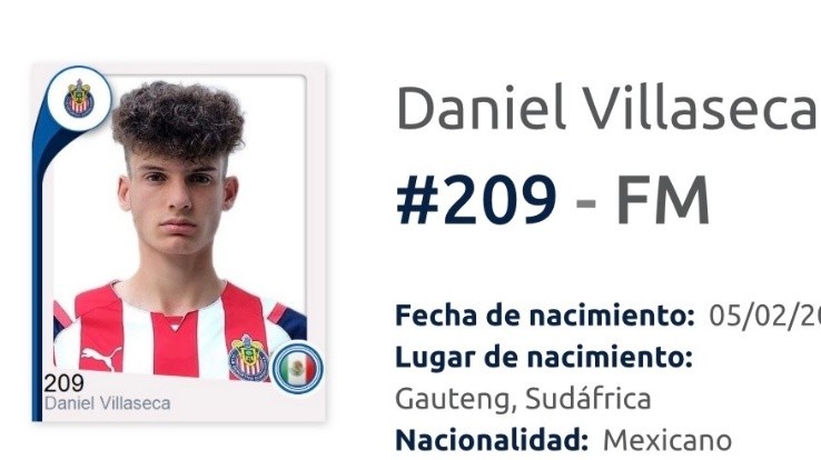 Villaseca usará el dorsal N°209. Créditos: Liga MX.