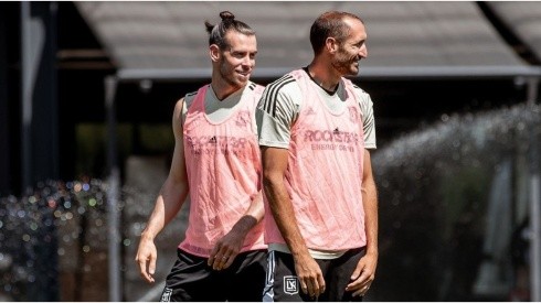 Gareth Bale y Giorgio Chiellini
