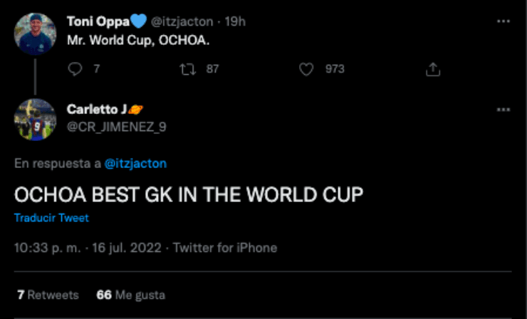 Aficionados del Chelsea hablando sobre Memo Ochoa | Twitter