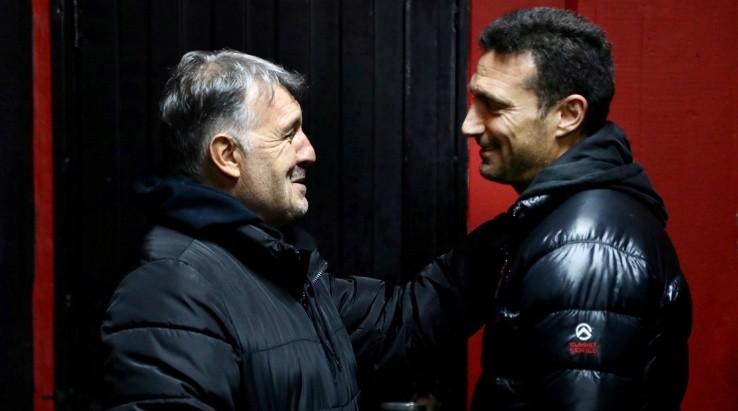 La polémica foto del Tata Martino con Lionel Scaloni