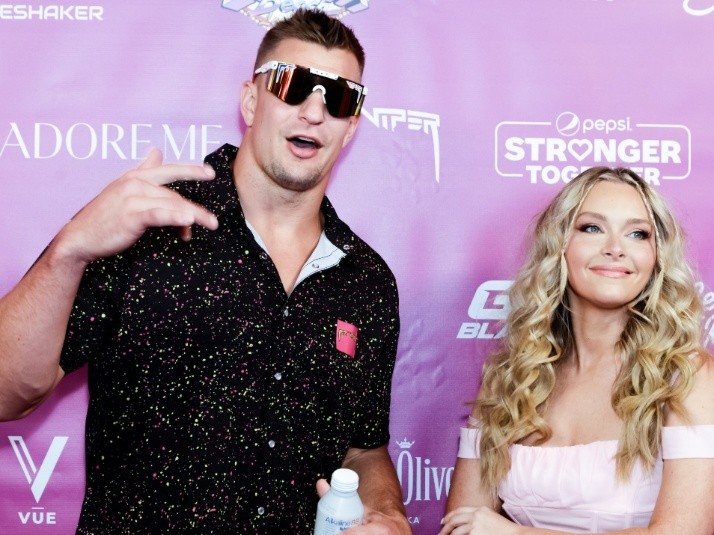 Rob Gronkowski's Girlfriend Camille Kostek Comments on Tom and