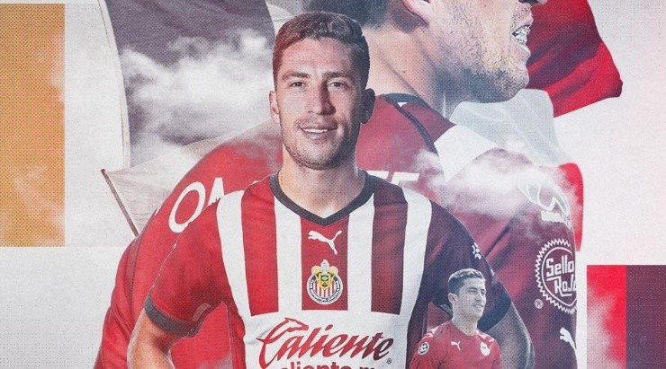 Imagen de anuncio del fichaje de Ormeño. (@Chivas)