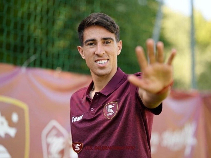 Diego Valencia fue oficializado | Foto: Salernitana 