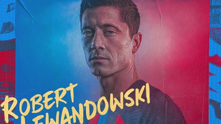 Robert Lewandowski, nuevo delantero de Barcelona.