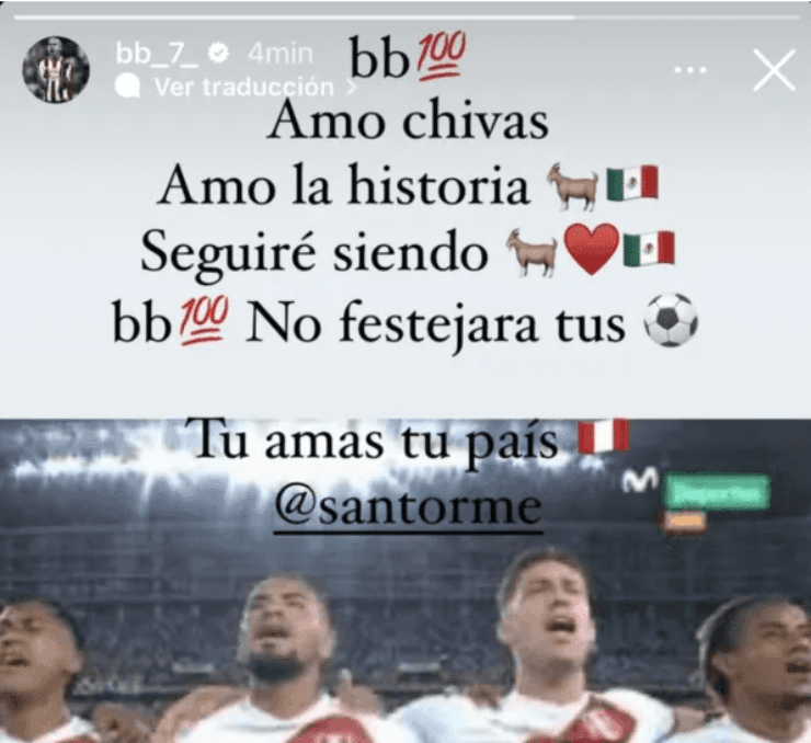 Santiago Ormeño, criticado por el Bofo Bautista