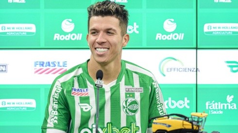 Foto:  Gabriel Tadiotto/ECJuventude - Bruno Nazário é o novo reforço do Juventude, jogador chega de empréstimo do Vasco