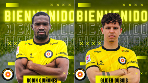 Gliden Dubois y Rodín Quiñonez son algunos de los refuerzo del equipo amarillo.