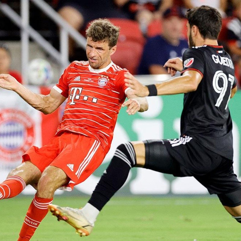 Bayern Múnich no tuvo compasión con DC United, lo goleó en pretemporada