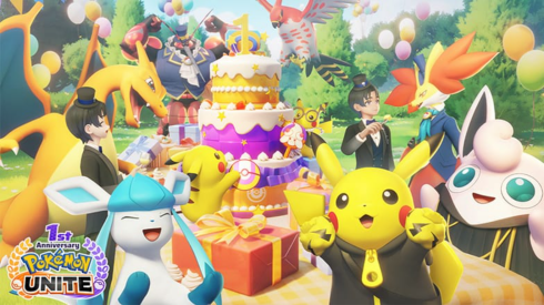 Pokémon UNITE celebra aniversário de 1 ano com presentes especiais
