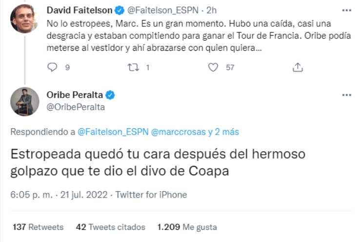 Oribe Peralta humilló a David Faitelson