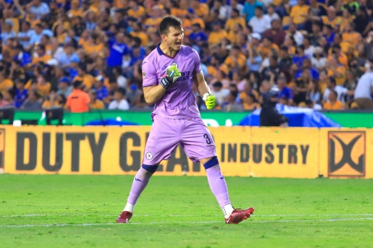 Sebastián Jurado en la victoria ante Tigres (foto: Jam Media).